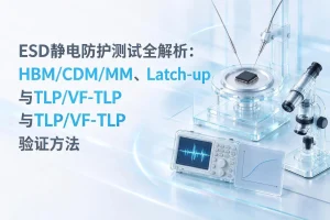 ESD静电防护测试全解析：HBM/CDM/MM、Latch-up与TLP/VF-TLP验证方法