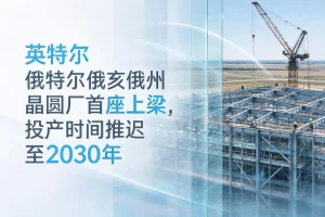英特尔俄亥俄州晶圆厂首座上梁，投产时间推迟至2030年