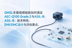 GMSL车载视频链路如何满足AEC-Q100 Grade 2与ASIL-B：技术特性、EMI/EMC设计与评估要点