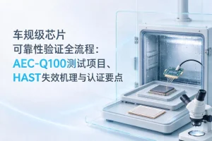 车规级芯片可靠性验证全流程：AEC-Q100测试项目、HAST失效机理与认证要点