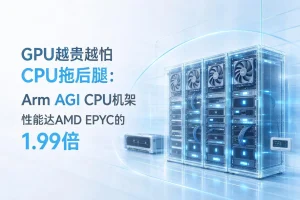 GPU越贵越怕CPU拖后腿：Arm AGI CPU机架性能达AMD EPYC的1.99倍